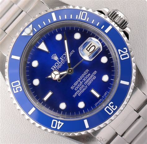 black and blue rolex submariner|rolex submariner blue face stainless.